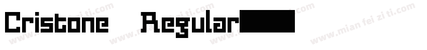 Cristone Regular字体转换